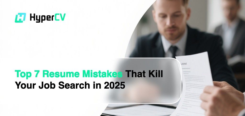 Top 7 Resume Mistakes That Kill Your Job Search in 2025